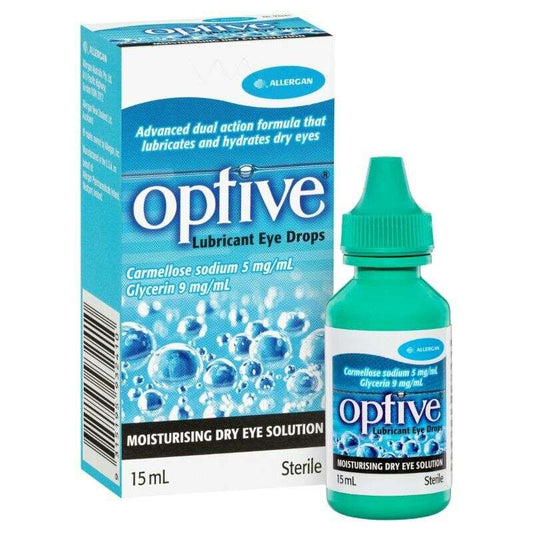 Optive Lubricant Eye Drops 15ml **EXPIRY 2/26**