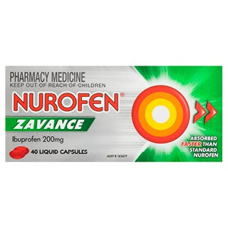 Nurofen Zavance 40 Liquid Capsules **EXPIRY 12/25**