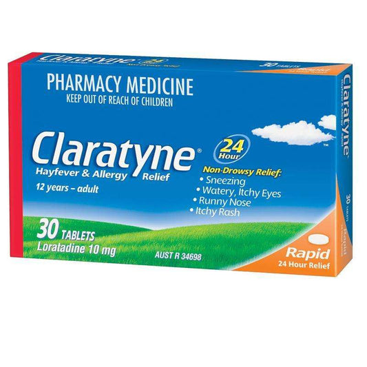 Claratyne Hayfever & Allergy Relief 10mg 30 Tablets