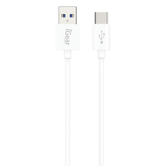 I Gear Charge & Data Cable Type C - USB 3.0 White