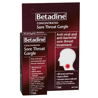 Betadine Sore Throat Gargle 15ml **EXPIRY 2/26**