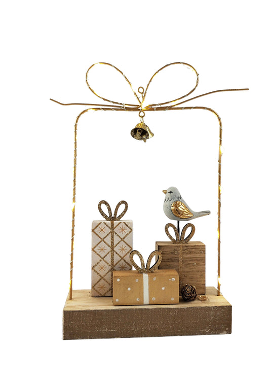 Presents In A Present With Lights Decora
