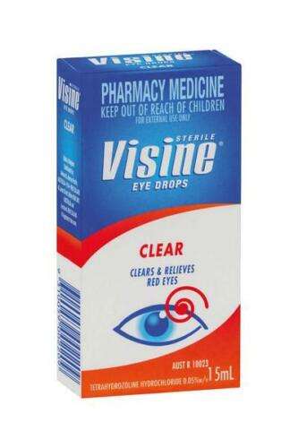 Visine Clear Eye Drops 15ml