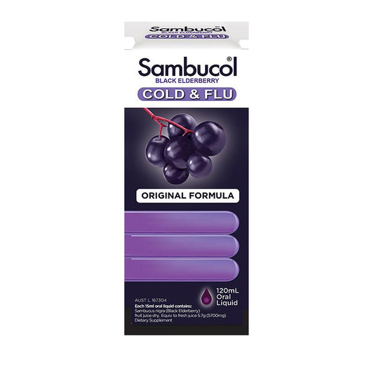 Sambucol Cold & Flu Syrup 120ml
