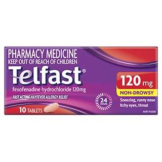 Telfast 120mg 10 Tablets