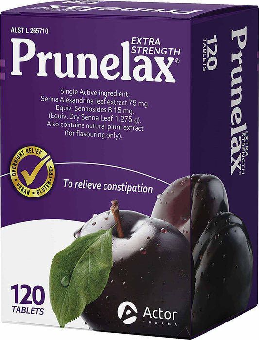Prunelax Extra Strength 120 Tablets