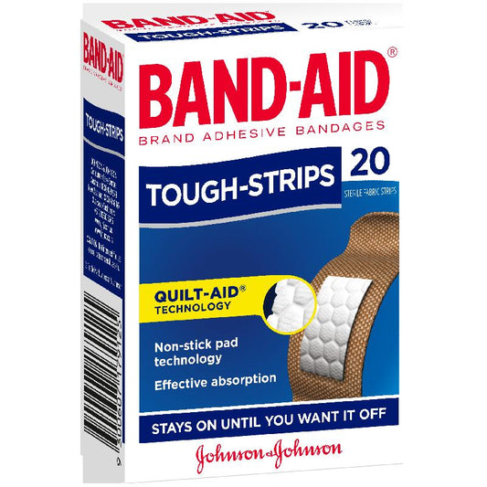 Band-Aid Tough Strips Regular 20 Strips