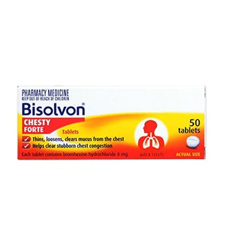 Bisolvon Chesty Forte 50 Tablets