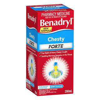 Benadryl Chesty Forte 200ml **EXPIRY 6/26**