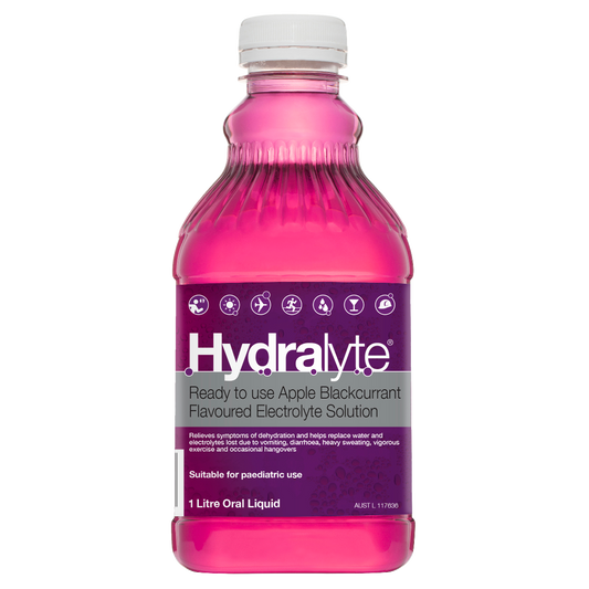 Hydralyte Apple Blackcurrant Liquid 1L