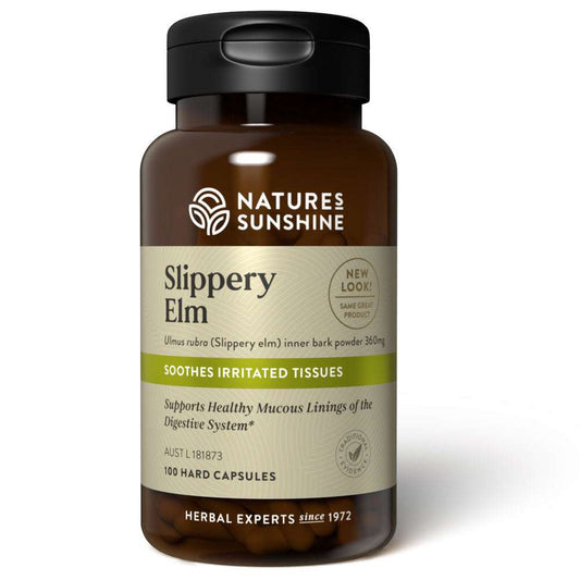 Nature Sunshine Slippery Elm 100 Caps
