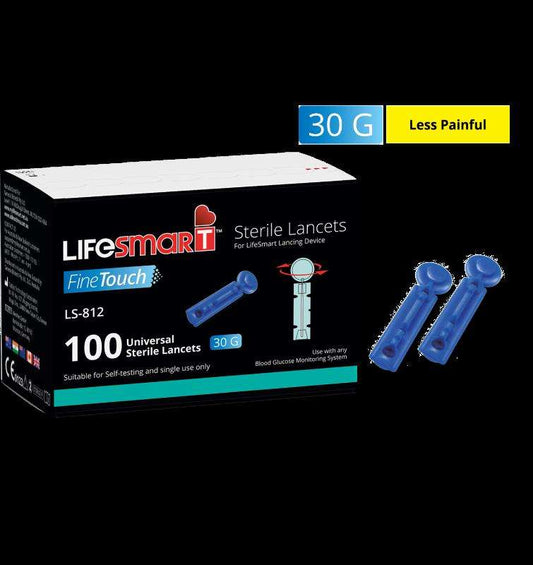 Lifesmart Lancets 30G 100 Sterile Lancets