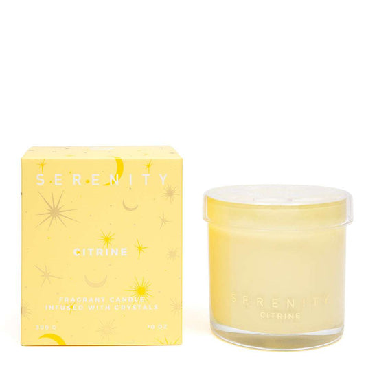 Crystal Energise & Citrine Candle