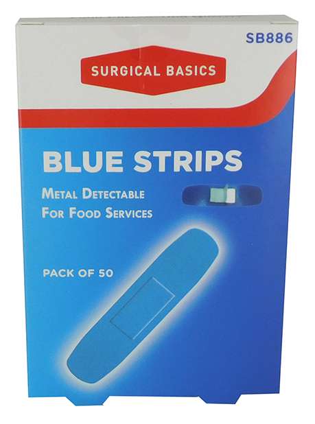 Surgical Basics Blue Strips 50 Pack