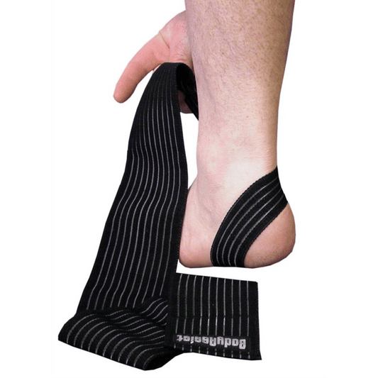 BodyAssist Elastic Ankle Wrap with Heel Loop Anchor