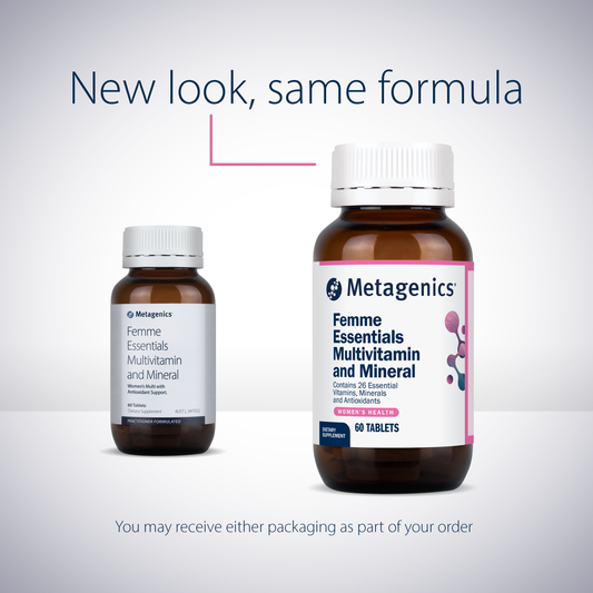 Metagenics Femme Essentials Multivitamin & Mineral 60/120 Tablets