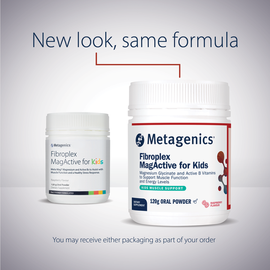 Metagenics Fibroplex MagActive for Kids Powder Raspberry 120 g