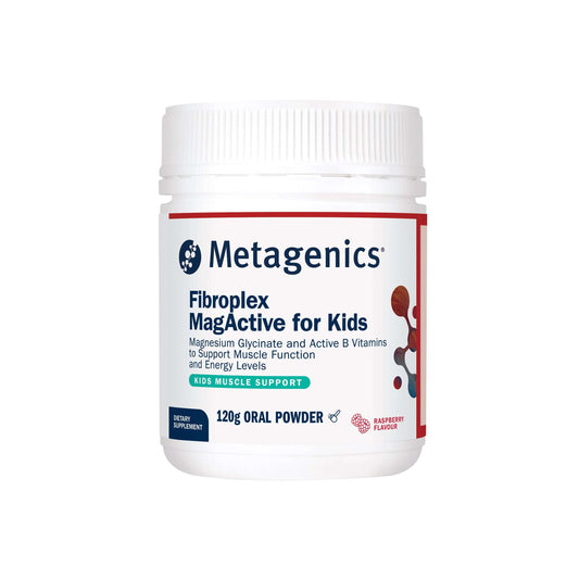 Metagenics Fibroplex MagActive for Kids Powder Raspberry 120 g