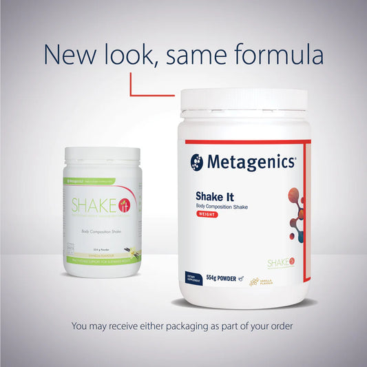 Metagenics Shake It Vanilla Flavour 554 g Oral Powder