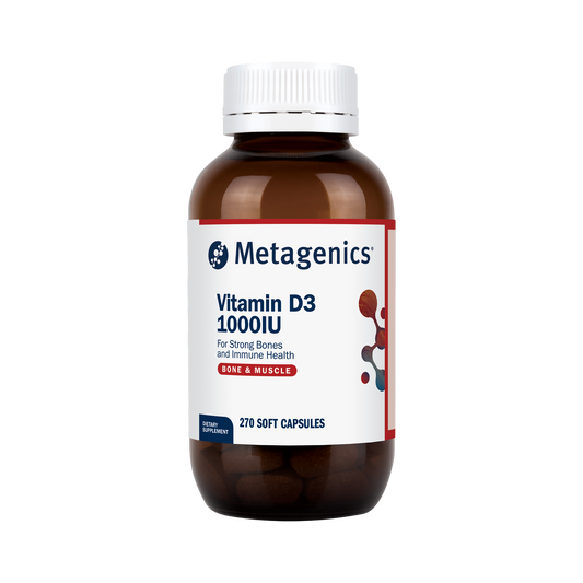 Metagenics Vitamin D3 1000IU 270 Capsules