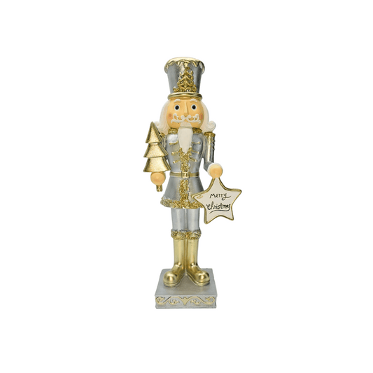 Nutcracker Statue Silver