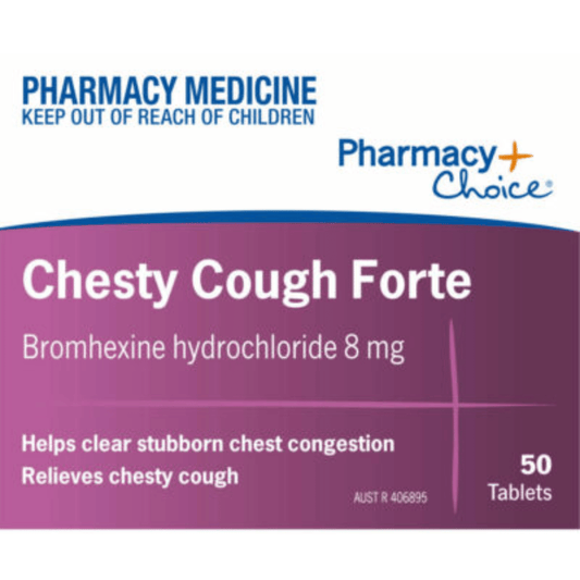 Pharmacy Choice Chesty Cough Forte 50/100 Tablets **EXPIRY 2/26**