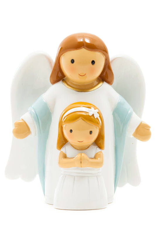 First Communion Angel & girl Statue (Little Drops)