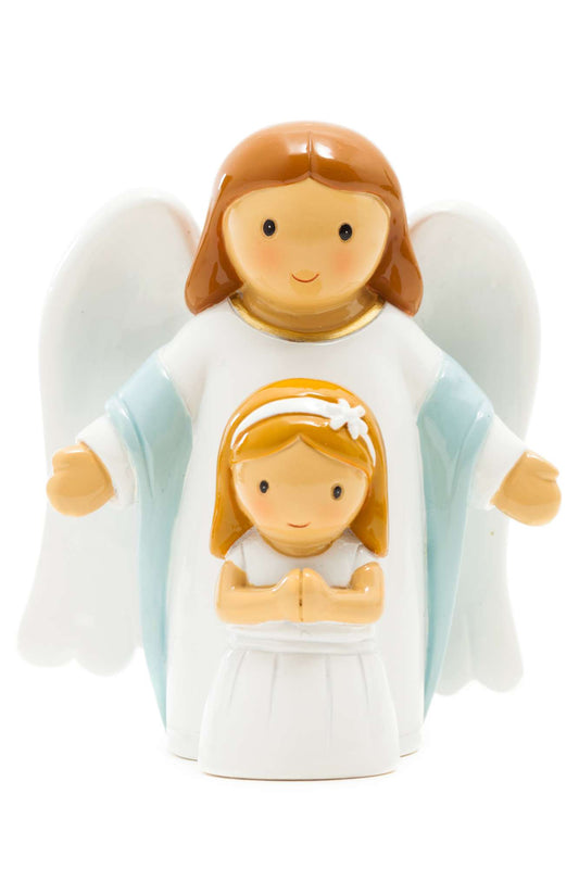 First Communion Angel & girl Statue (Little Drops)