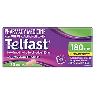 Telfast 180mg 30 Tablets