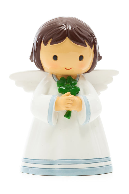 guardian Angel With Clover Statue (Little Drops)