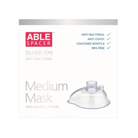 Able Spacer Medium Mask With Coaching Whistle