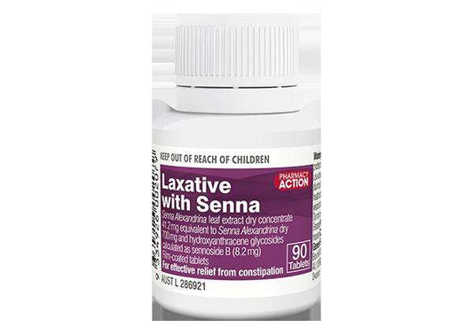 Pharmacy Action Laxative With Senna 90 Tablets