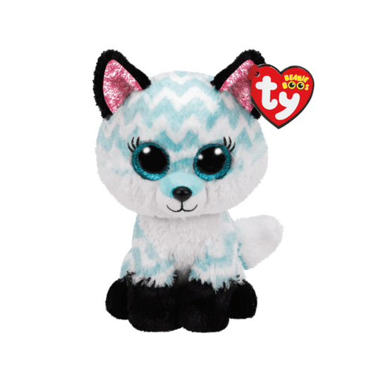 Ty Beanie Boos Plush Aqua Fox Atlas