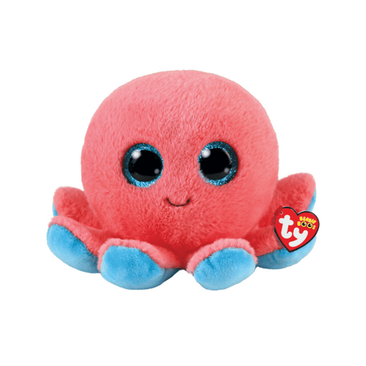 Ty Beanie Boos Plush Coral Octopus Sheldon