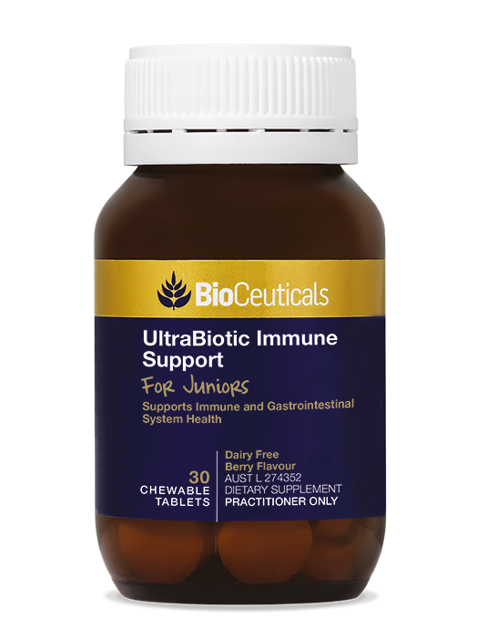 Bioceuticals UltraBiotic Immune Support For Juniors 30 Tablets **EXPIRY 11/26**