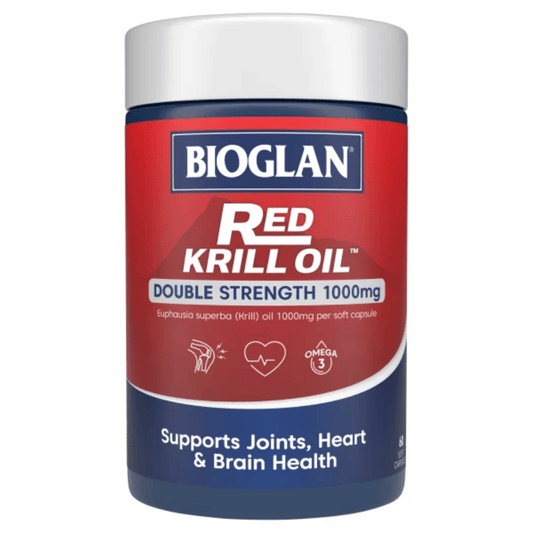 Bioglan Red Krill Oil Double Strength 60 Capsules