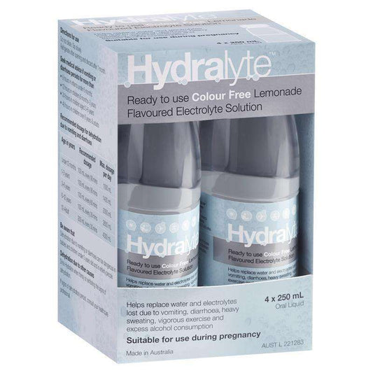 Hydralyte Lemonade Liquid 4X250Ml