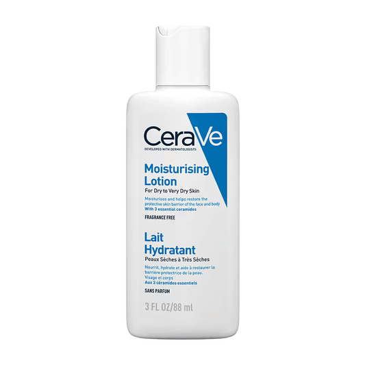 CeraVe Daily Moisturising Lotion 88mL/236mL/473mL lightweight oil-free moisturiser for dry skin