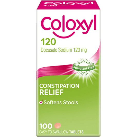 Coloxyl 120mg Constipation Relief 100 Tablets