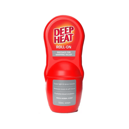 Deep Heat Muscle Massage Roll on Lotion 50ml