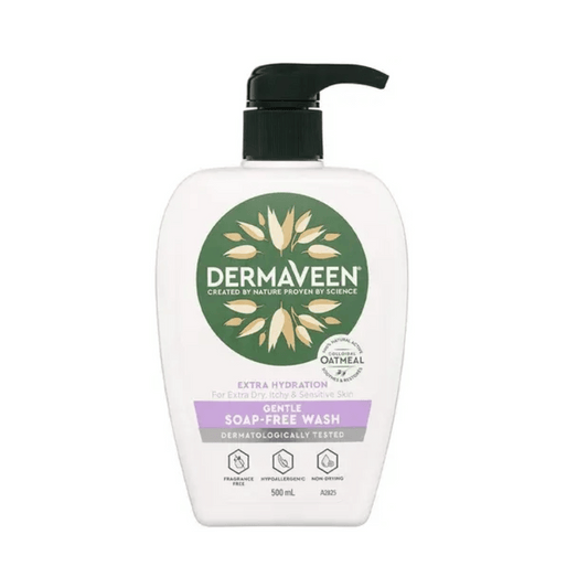Dermaveen Extra Hydration Gentle Soap-Free Wash 500ml