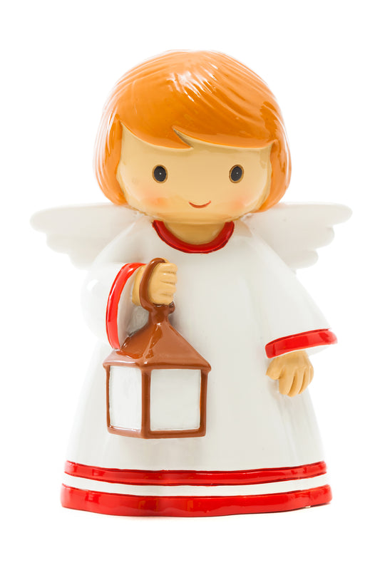 guardian Angel With Lamp Statue (Little Drops)