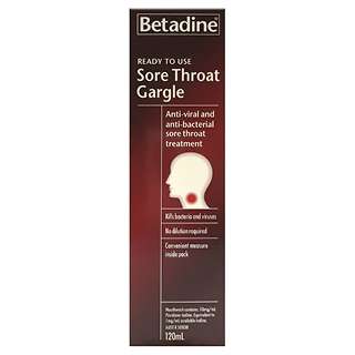 Betadine Sore Throat Gargle 120ml