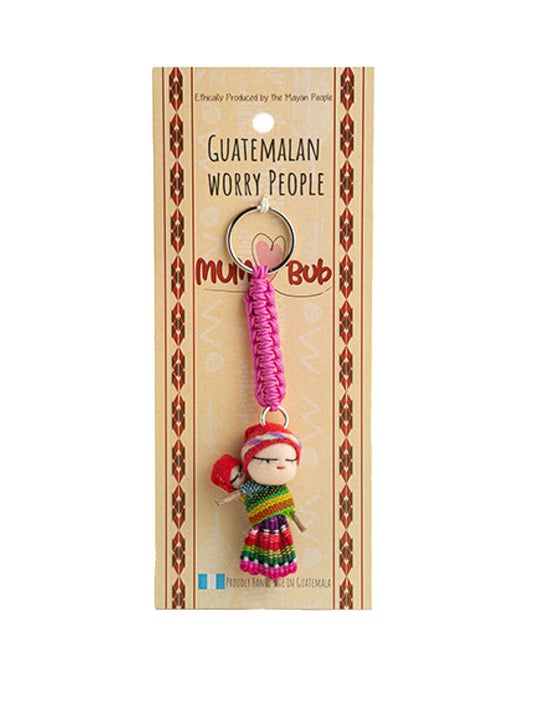 Keychain guatemalan Worry People Mum & Bub