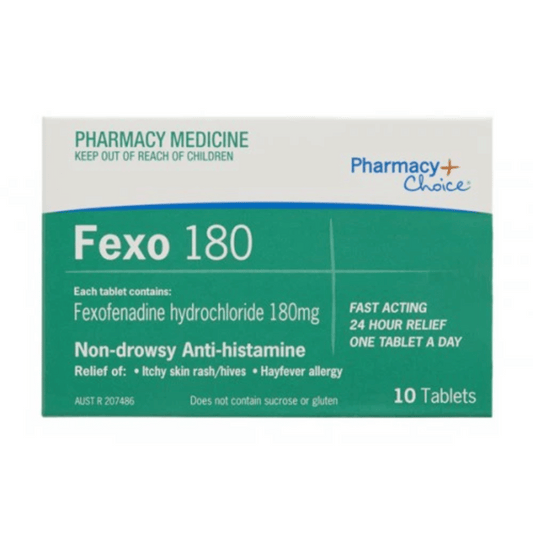Pharmacy Choice Fexo 180 10 Tablets