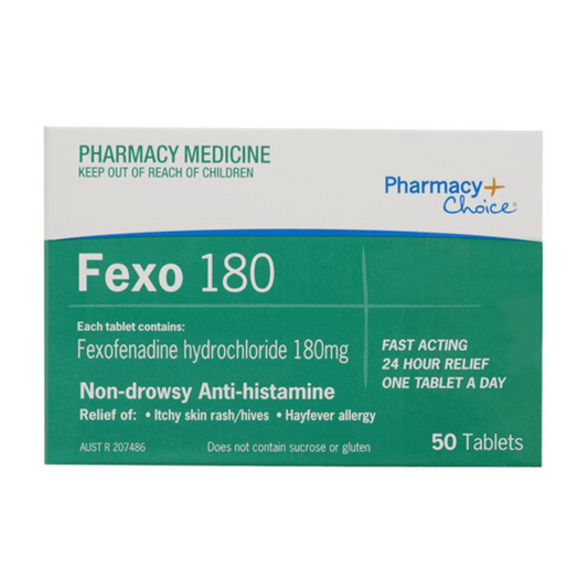 Pharmacy Choice Fexo 180 50 Tablets **EXPIRY 6/26**