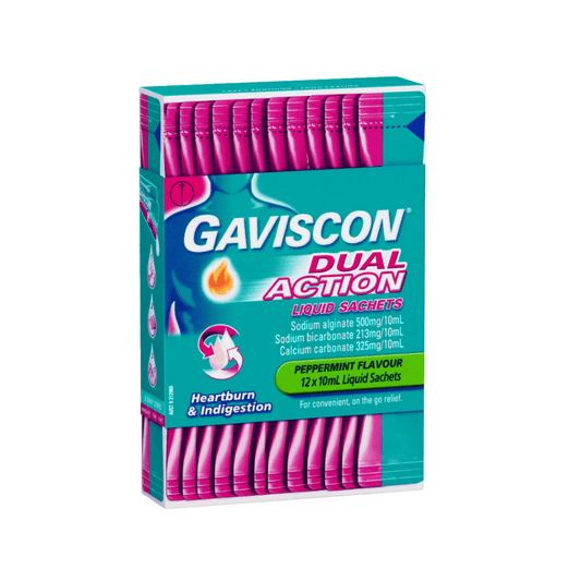 Gaviscon Dual Action Liquid 12 Sachets