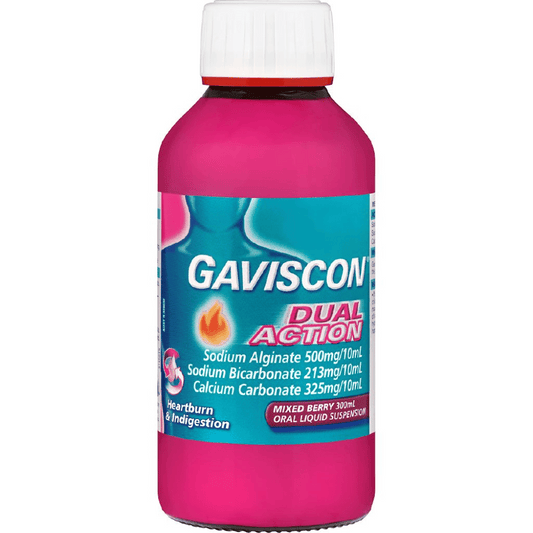 Gaviscon Dual Action Liquid Mixed Berry 300mL