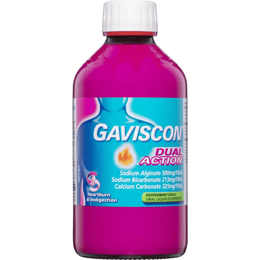 Gaviscon Dual Action Liquid Peppermint 600mL