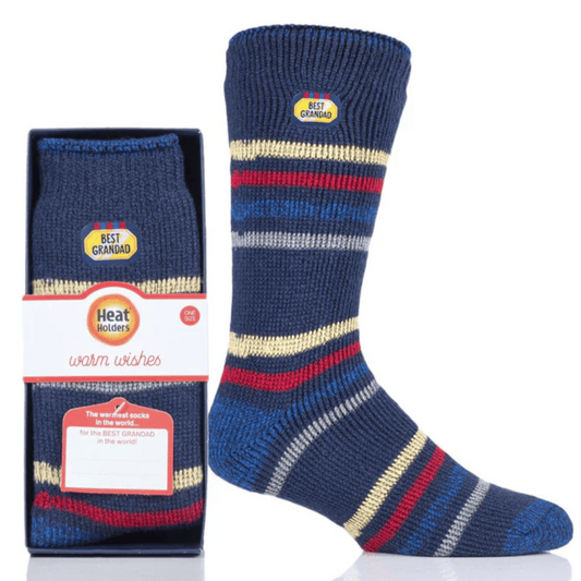 Heat Holders Fathers Day Best Grandpa Gift Boxed Original Thermal Socks UK 6-11